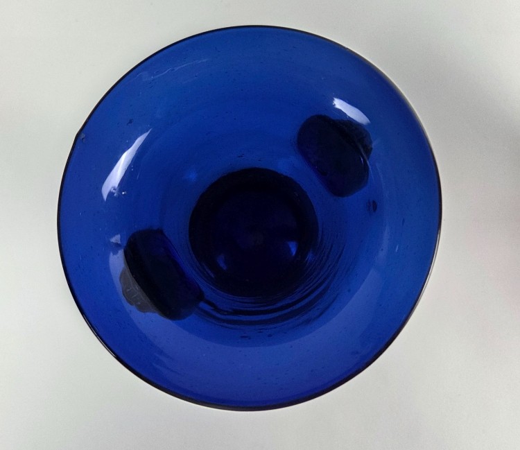 Blue Glass Flower Pot _ 18th Century-photo-1