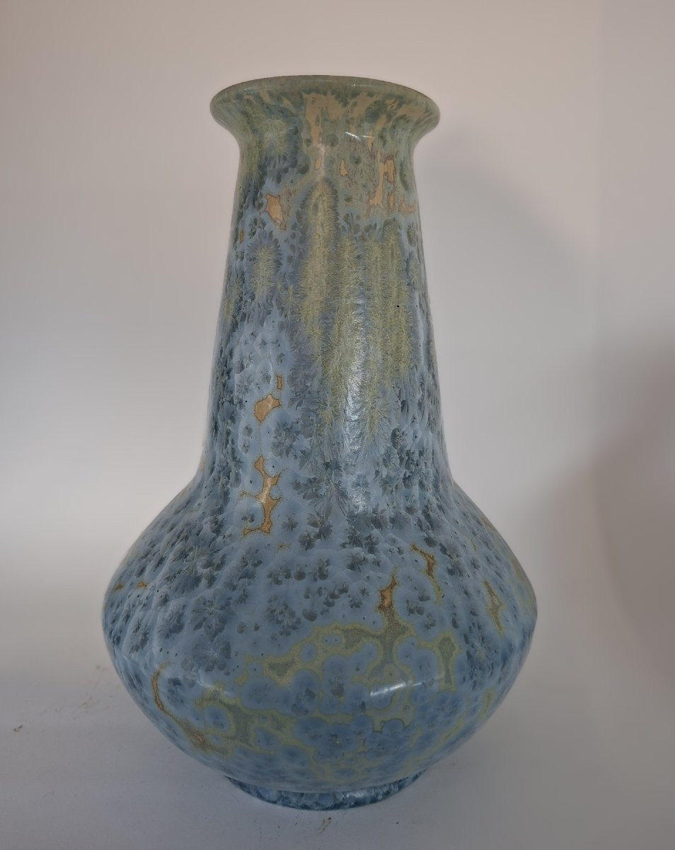 Ceramic Vase Signed Mougin Nancy - Art Deco-photo-2