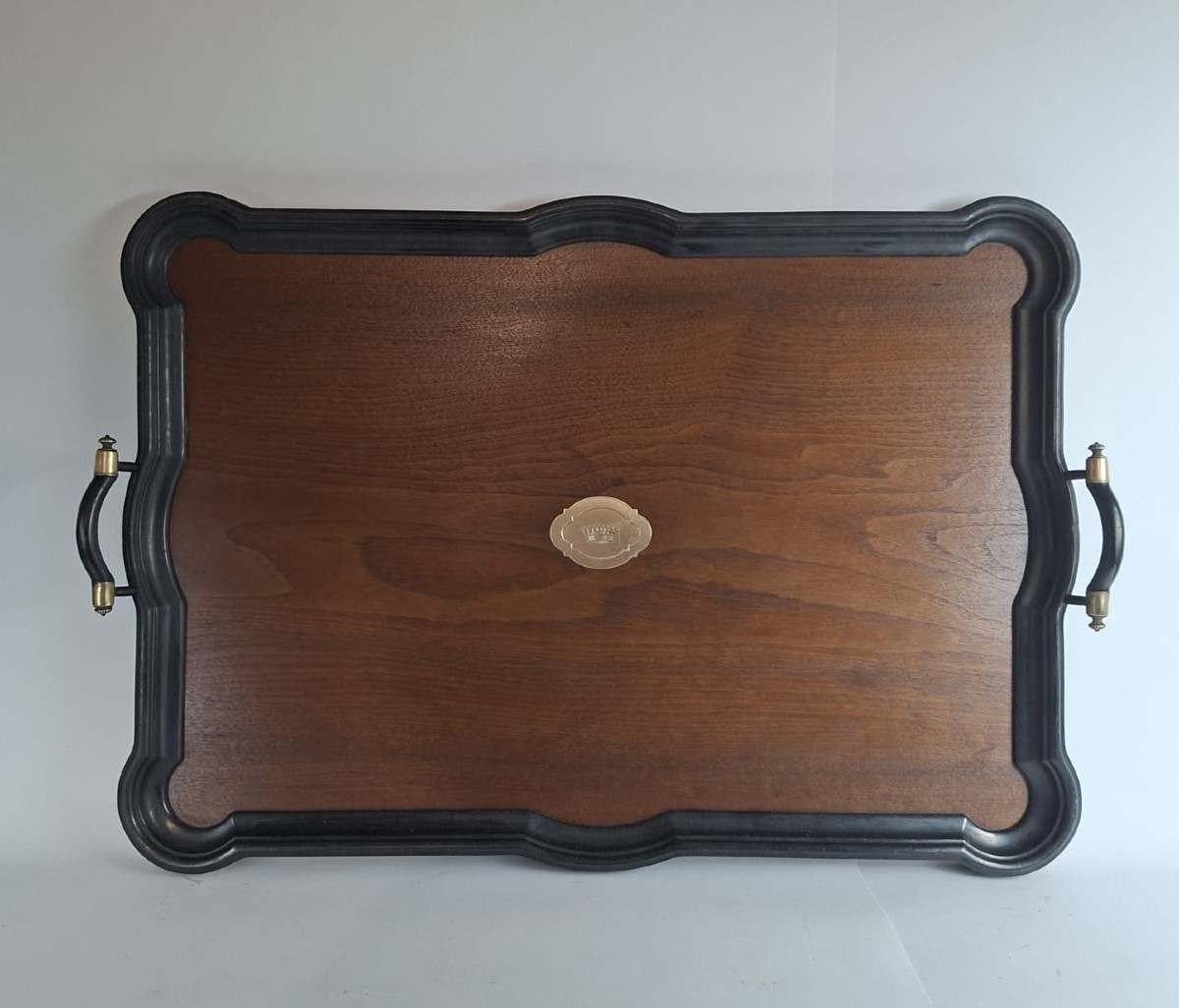 19th Century Wooden Tray - Count's Crown