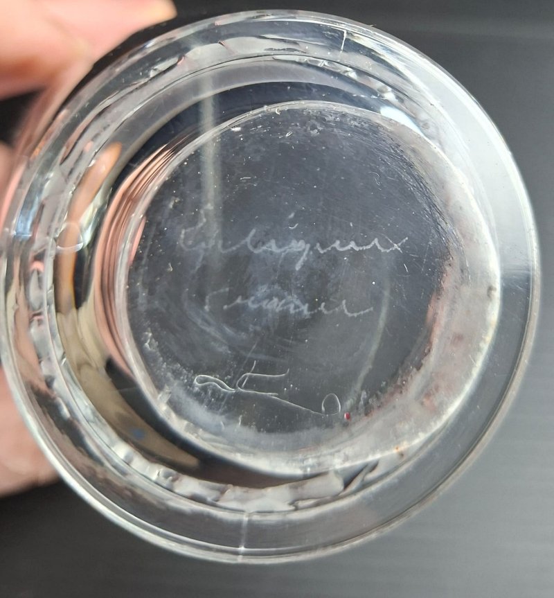 Set Of 6 Lalique Saint-hubert Tumblers-photo-4