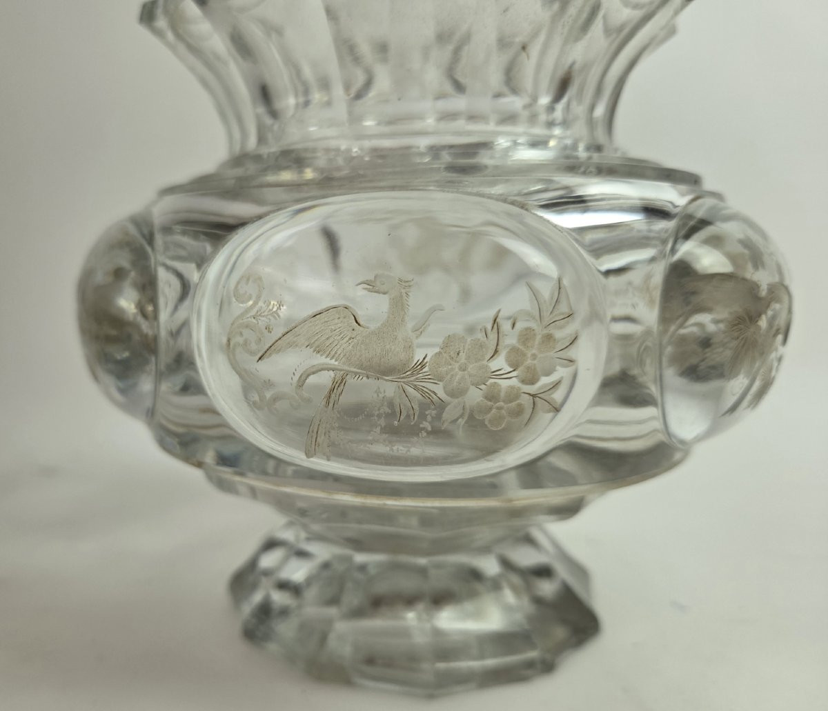 Carafe In Cut And Engraved Crystal_xixth Century-photo-3