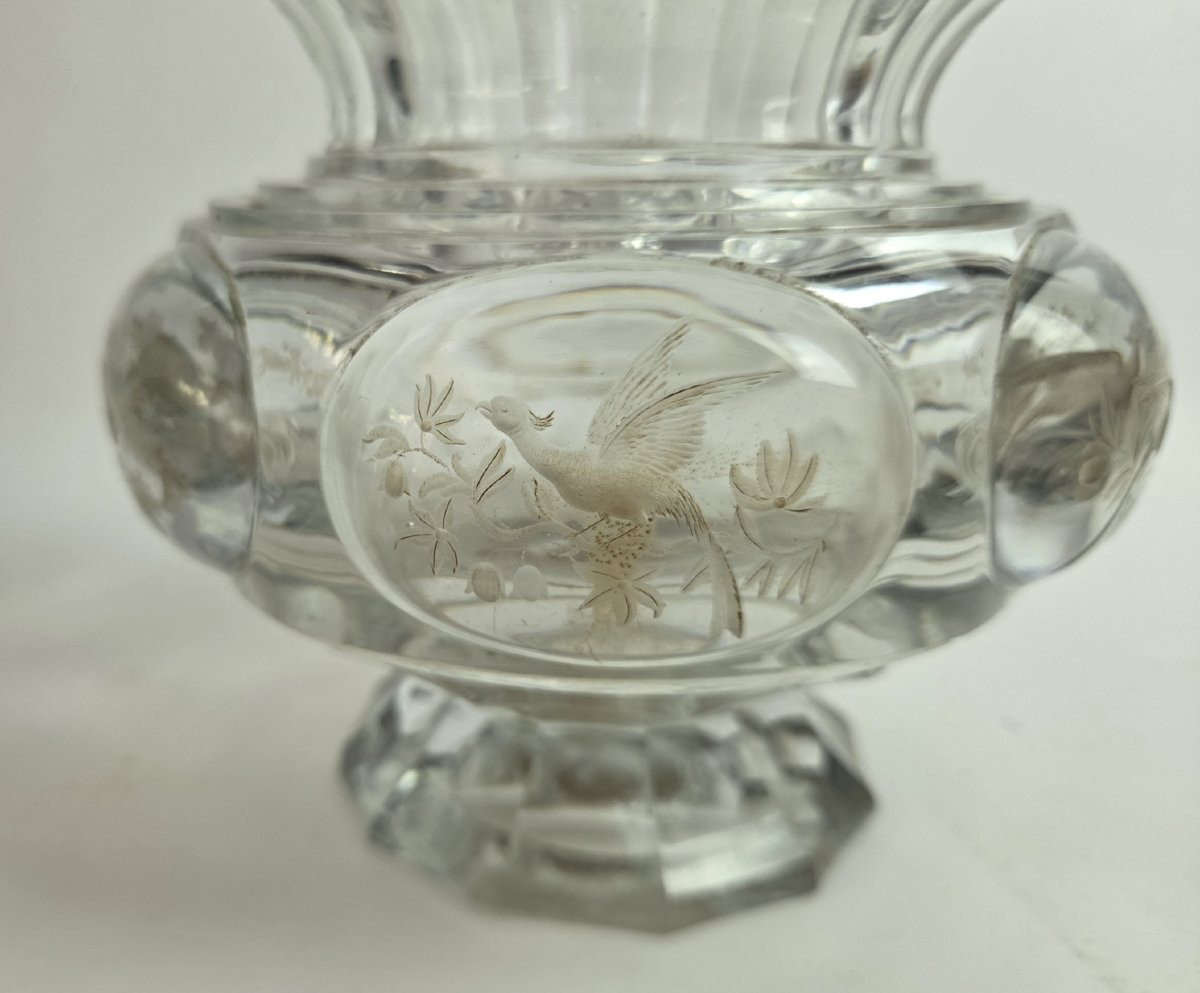 Carafe In Cut And Engraved Crystal_xixth Century-photo-4