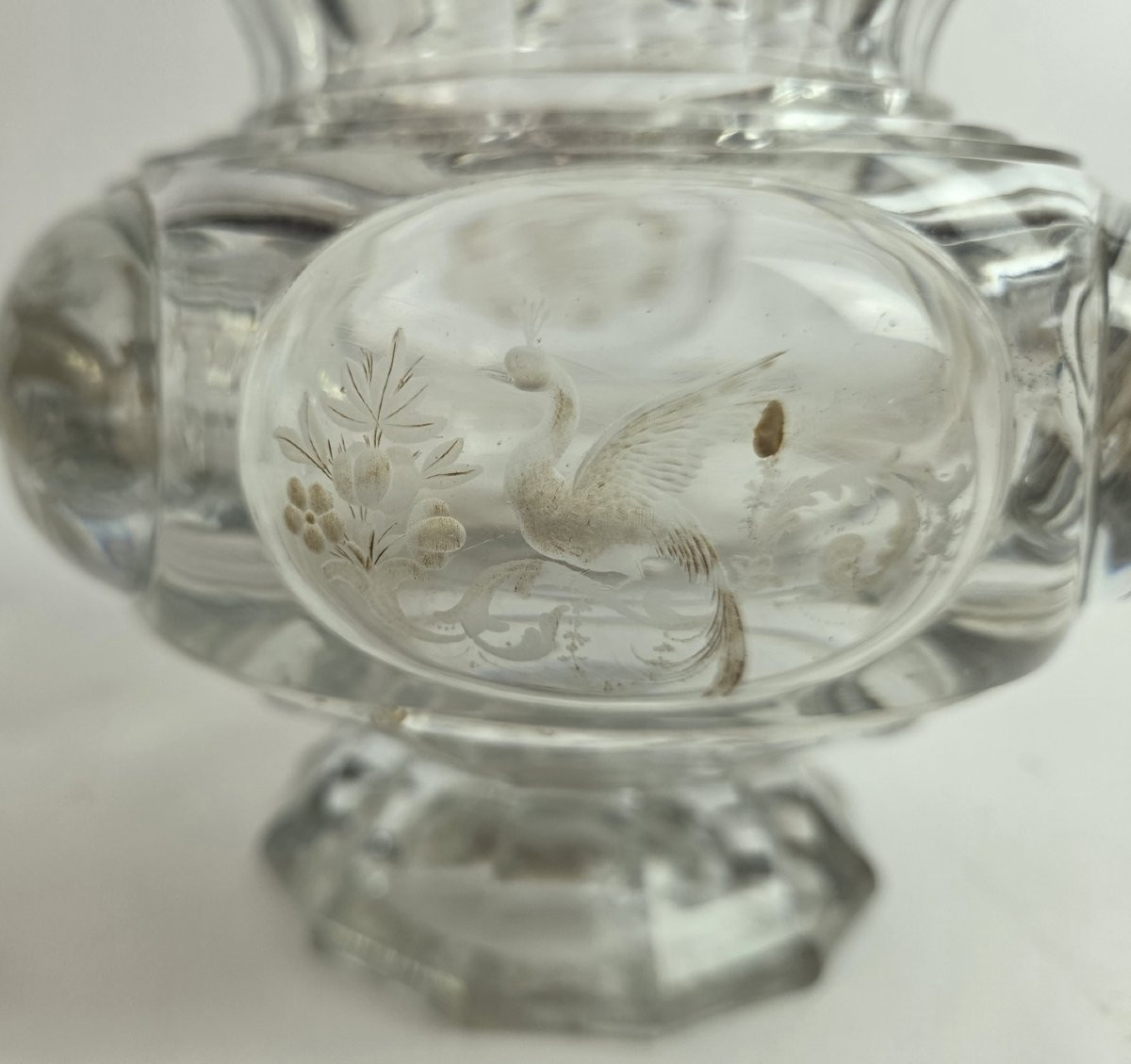 Carafe In Cut And Engraved Crystal_xixth Century-photo-1
