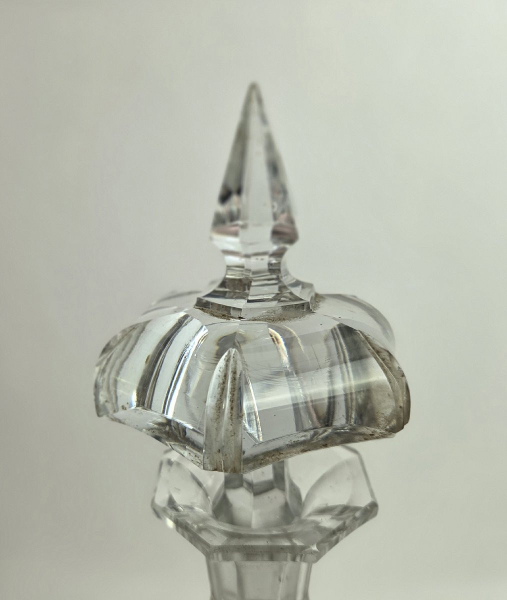 Carafe In Cut And Engraved Crystal_xixth Century-photo-2
