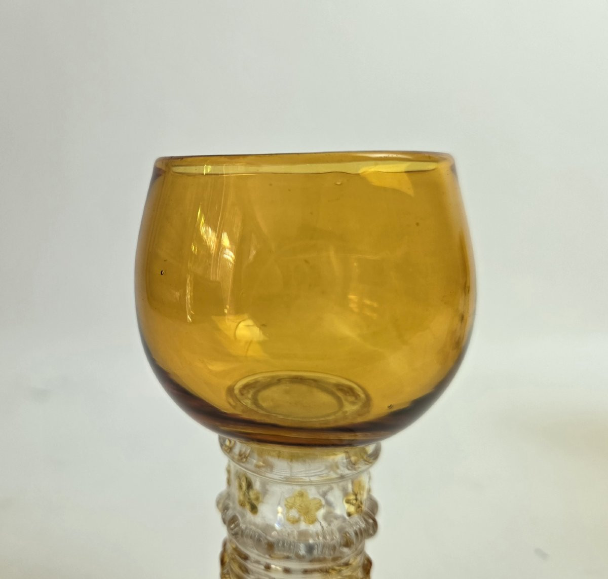 Verre Roemer à décor de vigne_Art nouveau-photo-4