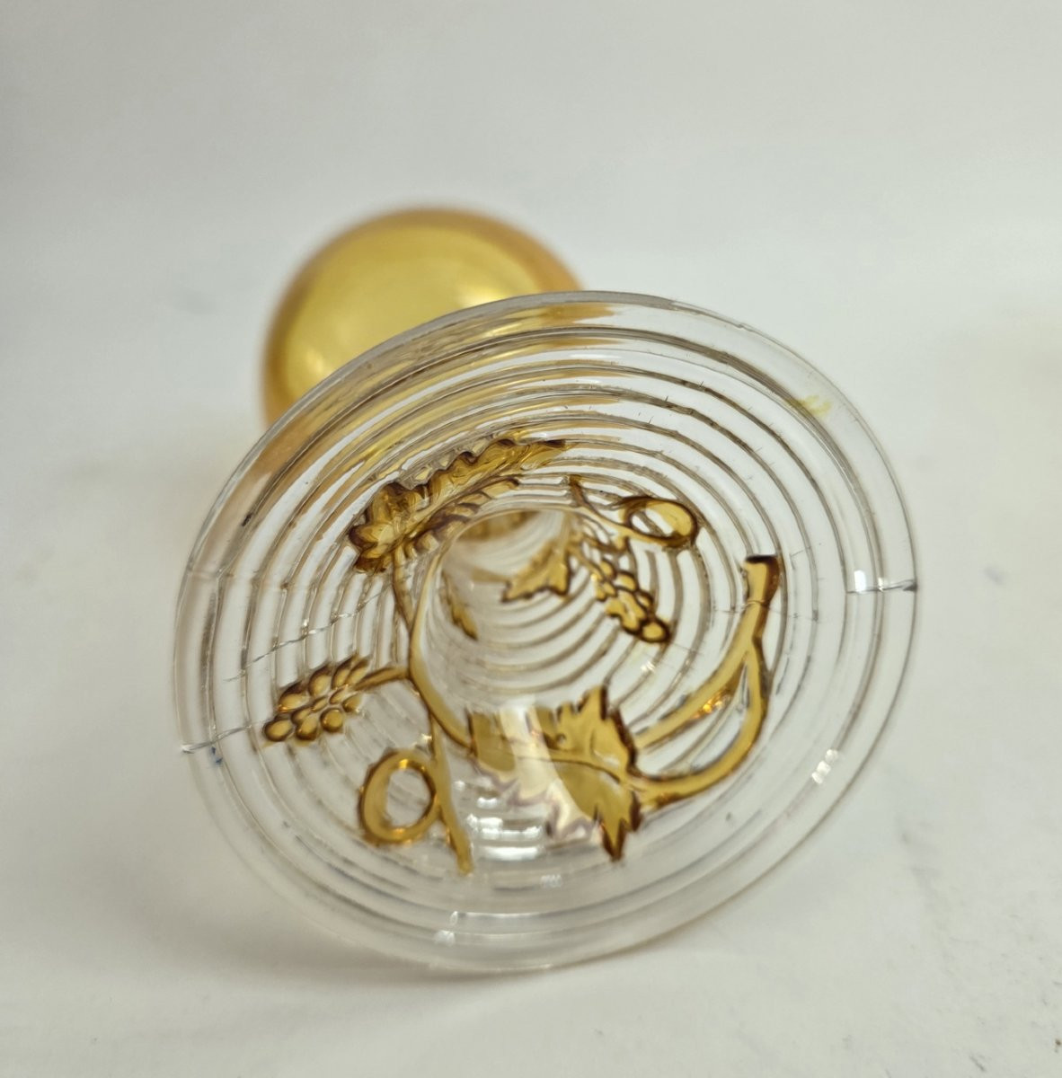 Verre Roemer à décor de vigne_Art nouveau-photo-5