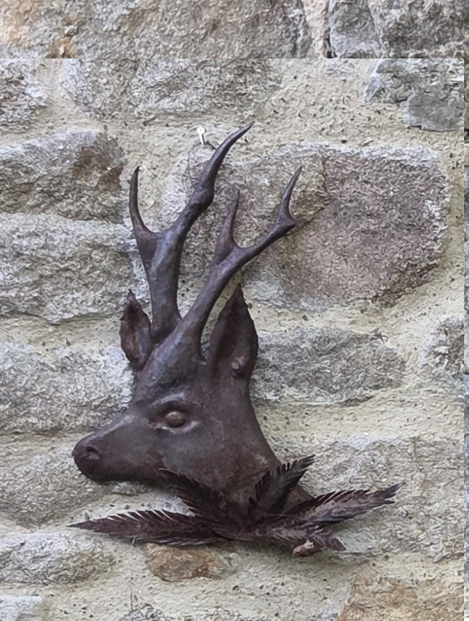 Enseeigne en fer forgé_Chasseur à l'affût-photo-3