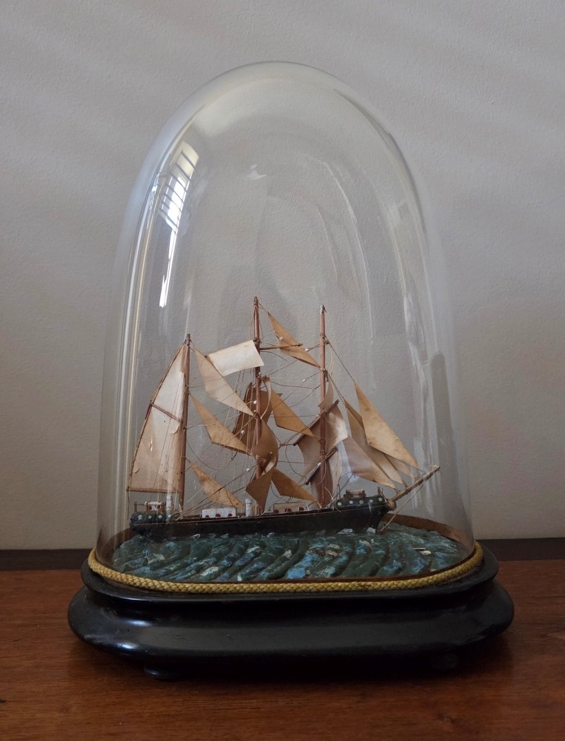 Ship In A Globe_19th Century