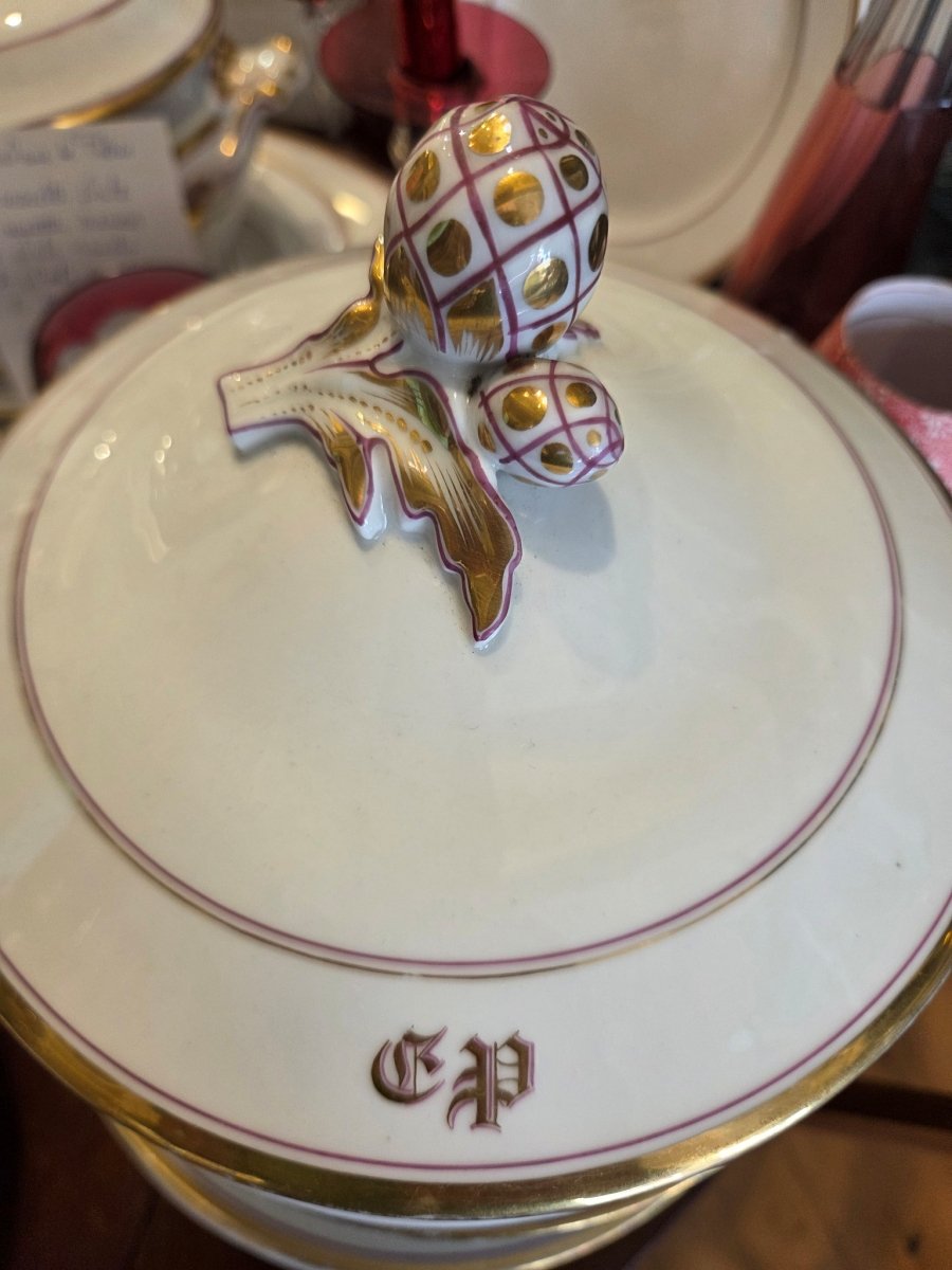 Paris Porcelain Tableware Set_19th Century-photo-3