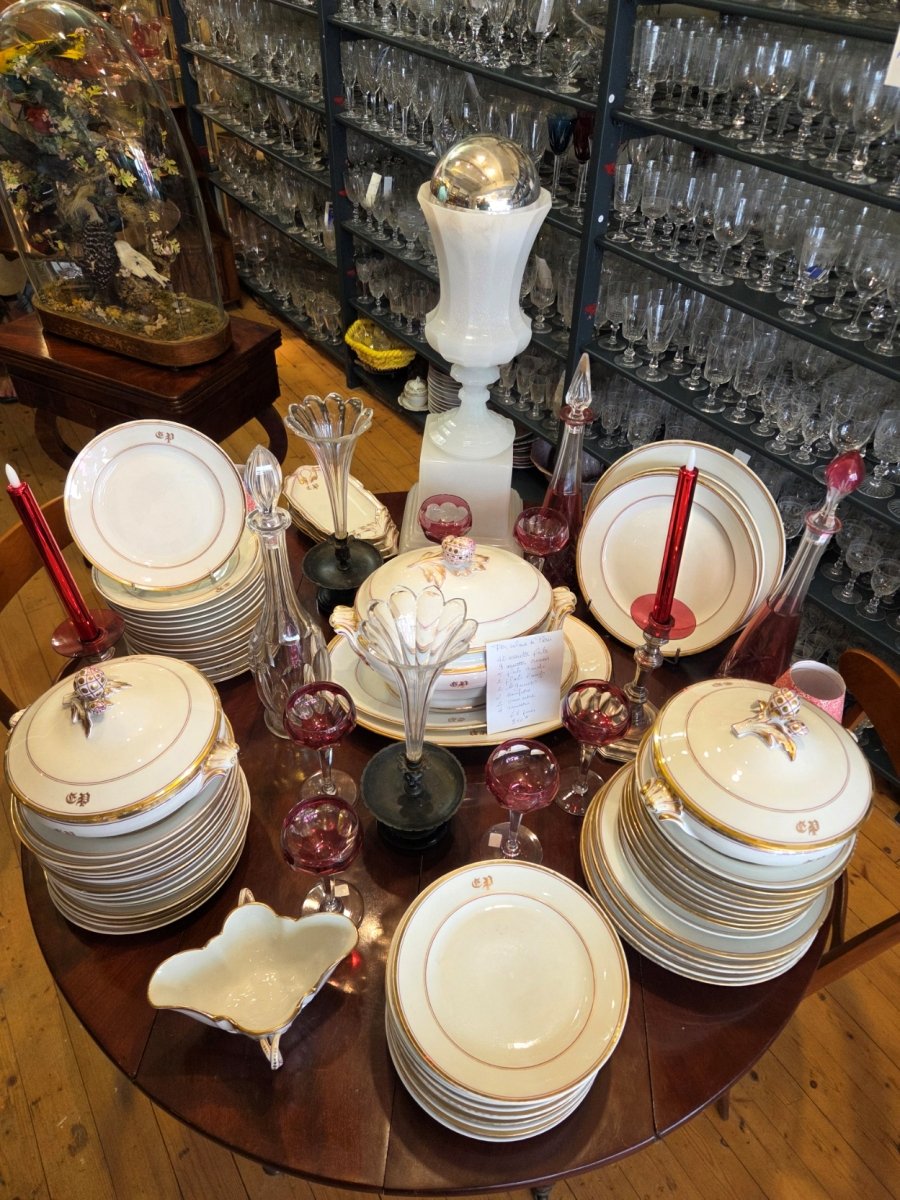 Paris Porcelain Tableware Set_19th Century