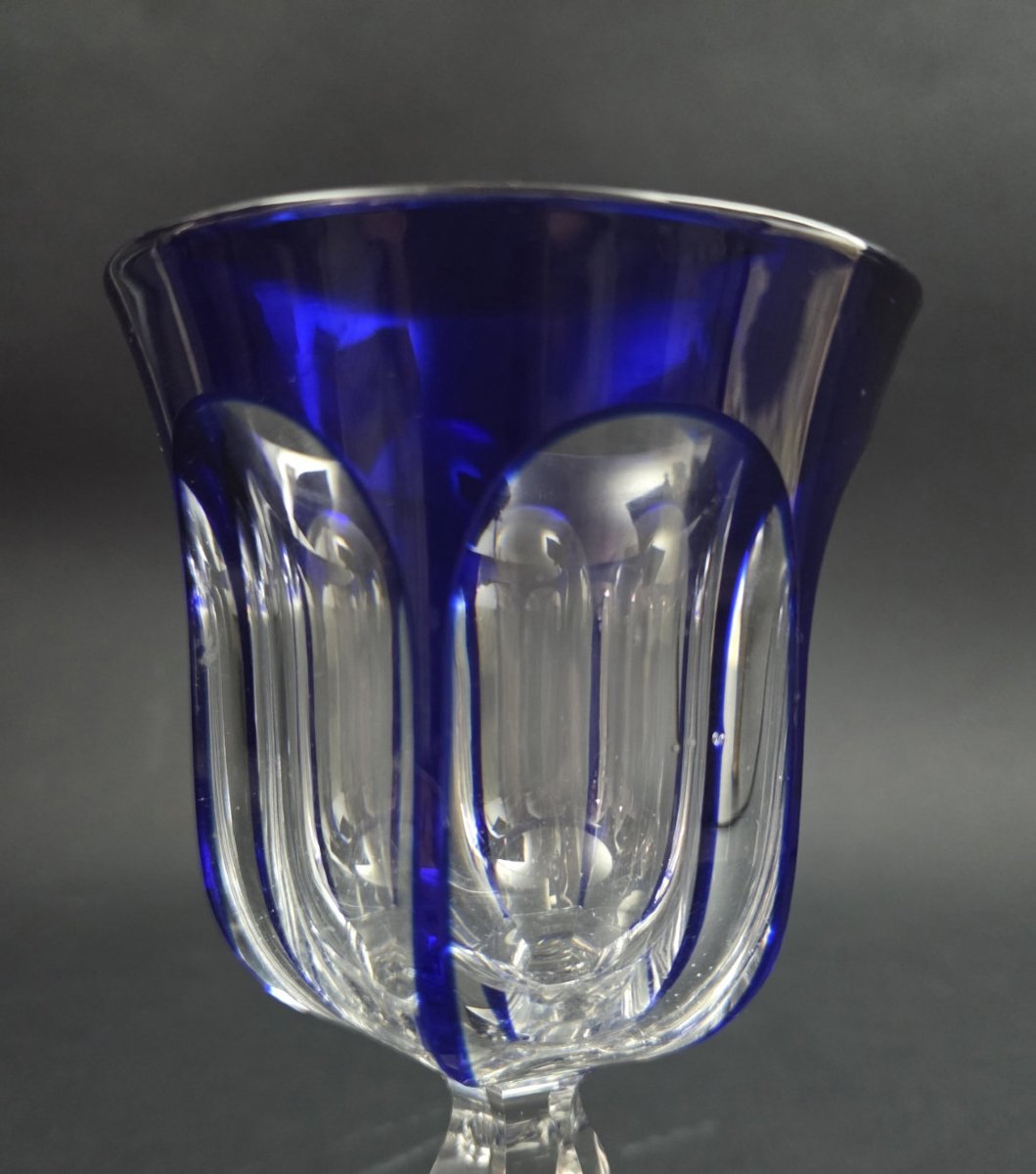 Verre en cristal doublé _ Baccarat _ XIXeme-photo-3