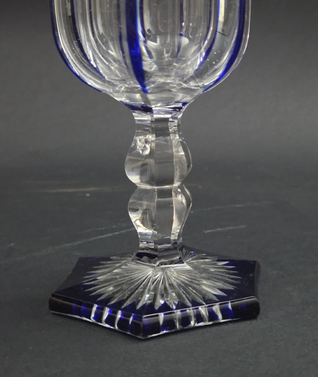 Verre en cristal doublé _ Baccarat _ XIXeme-photo-4
