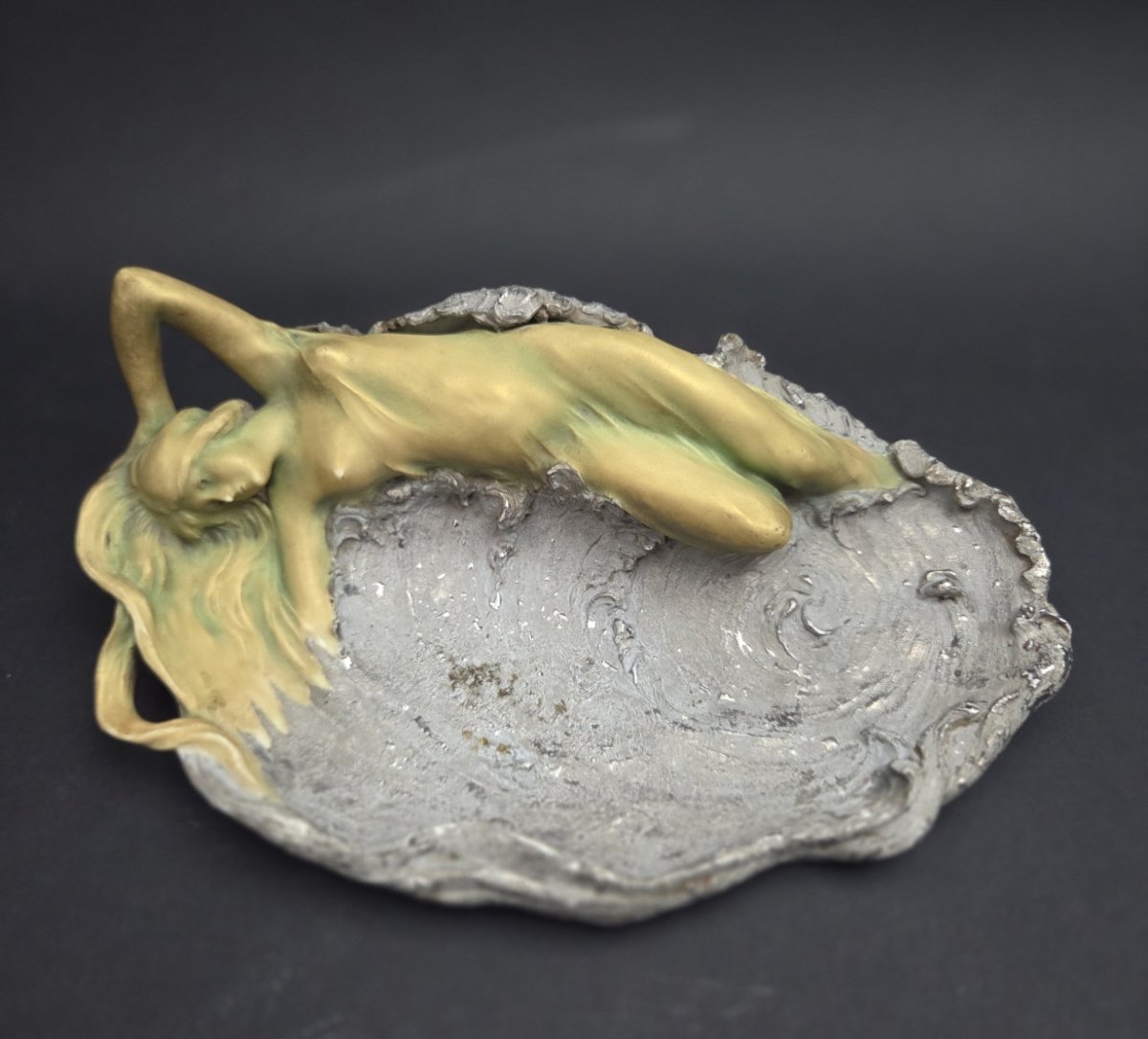 Vide poche en porcelaine _ Art nouveau