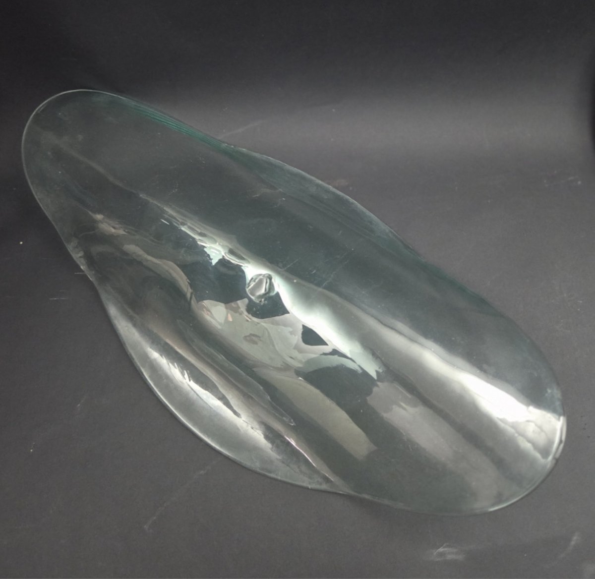 Tuile en verre soufflé _ début XIXeme-photo-2