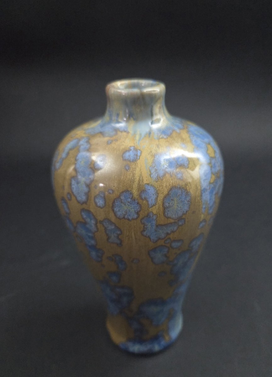 PIERREFONDS — VASE EN GRÈS À CRISTALLISATIONS, VERS 1930-photo-2