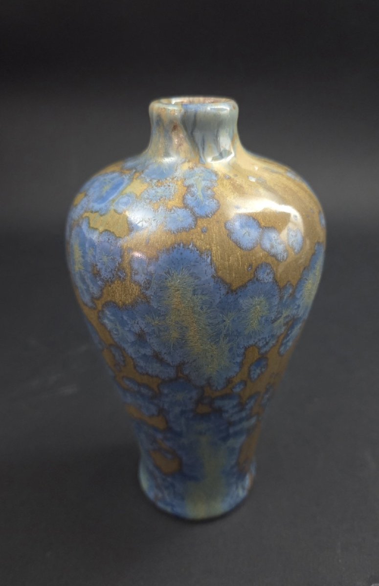 PIERREFONDS — VASE EN GRÈS À CRISTALLISATIONS, VERS 1930-photo-3