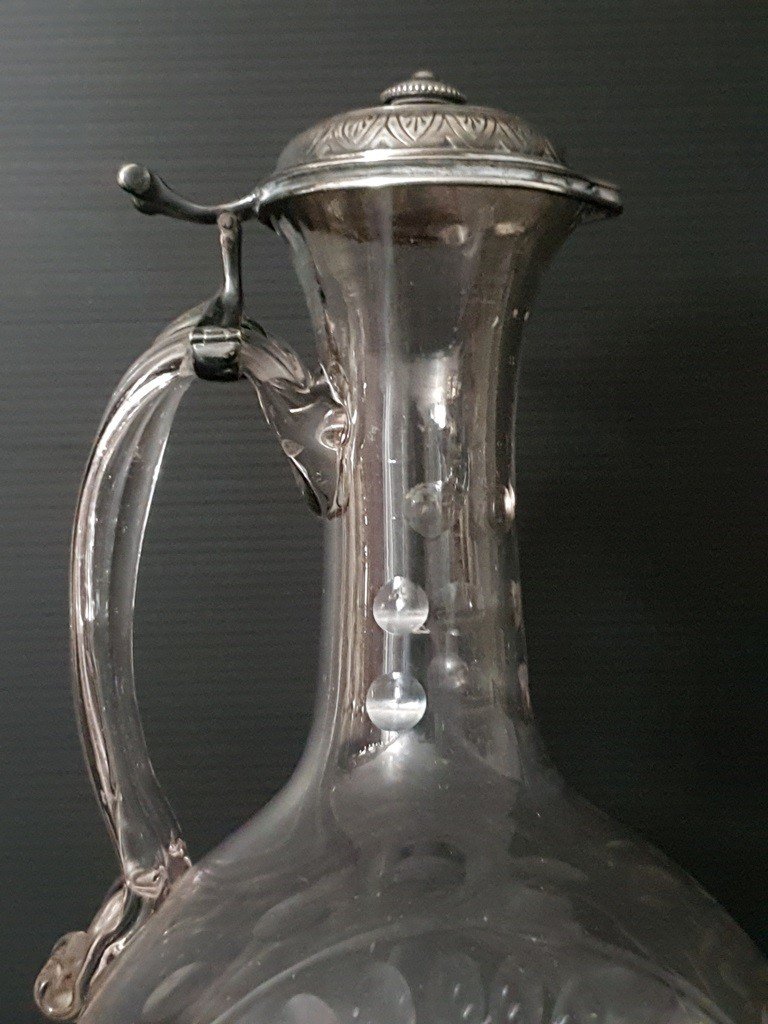 18th Century Carafe With Handle-photo-3