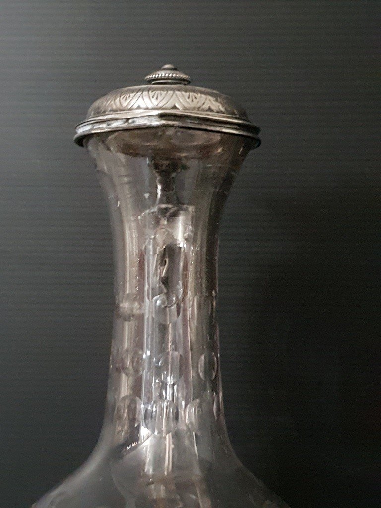 18th Century Carafe With Handle-photo-5