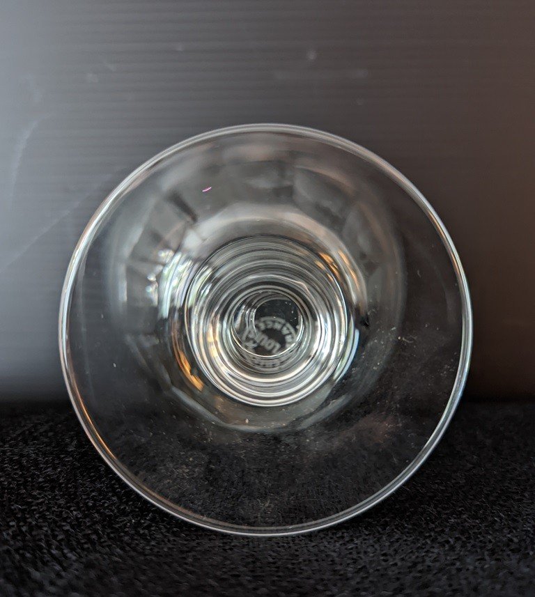 Eight Champagne Glasses Caton De Saint Louis-photo-2