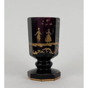 Rare Gobelet En Cristal _ Cristallerie De Saint Pétersbourg _ 1810-1820