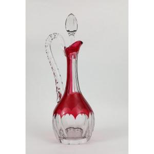 Aiguière En Cristal De  Saint Louis