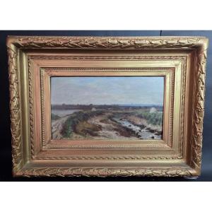Tableau_Marais salants de Guérande_XIXeme