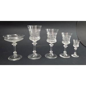 Service de verre en cristal de Bohème_Cristallerie Meyer's Neffe