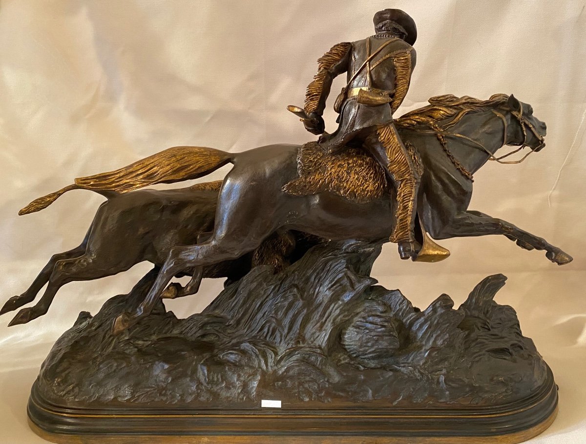 Bronze Signed Isidore Bonheur Edited By Peyrol. 19th Century. Ref: 374-photo-2