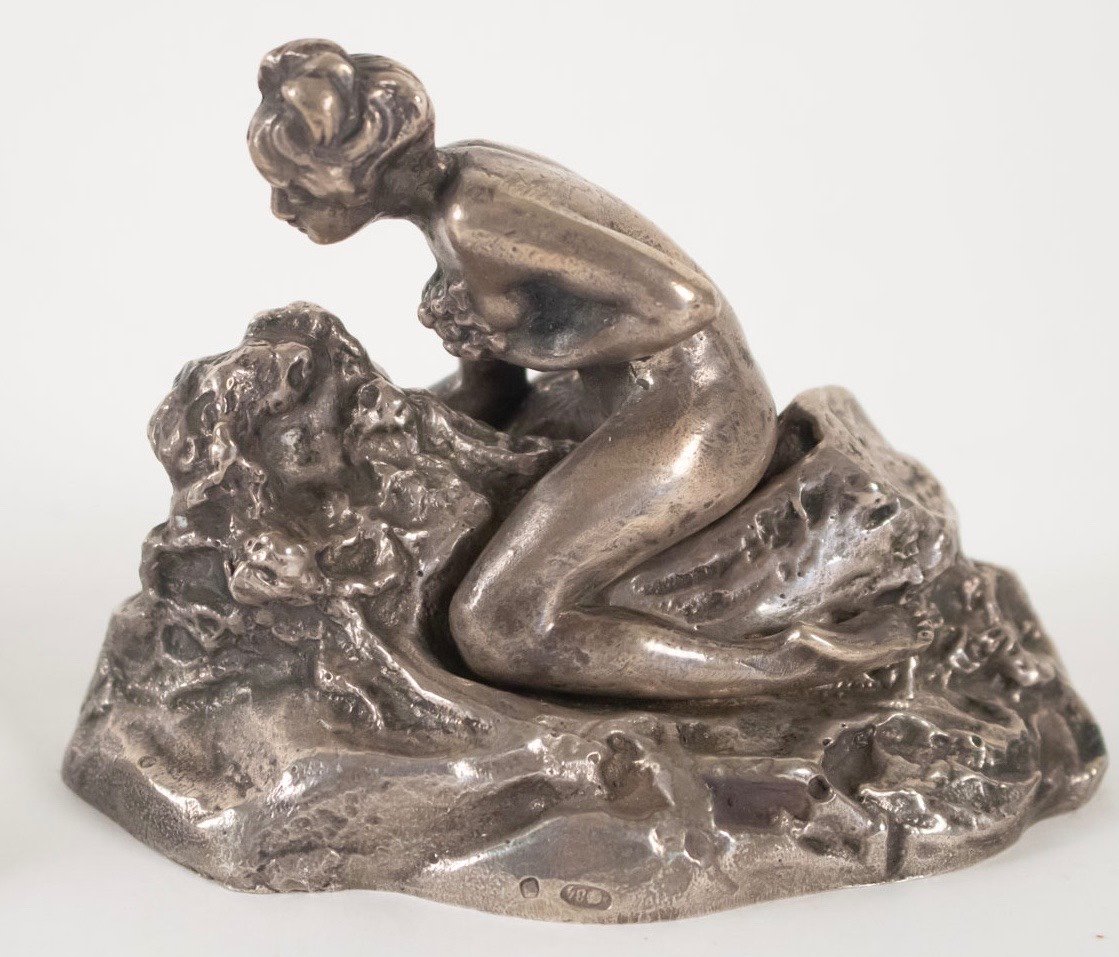 Sculpture  Argent , Travail Russe, époque XIXème. Réf: 156-photo-2