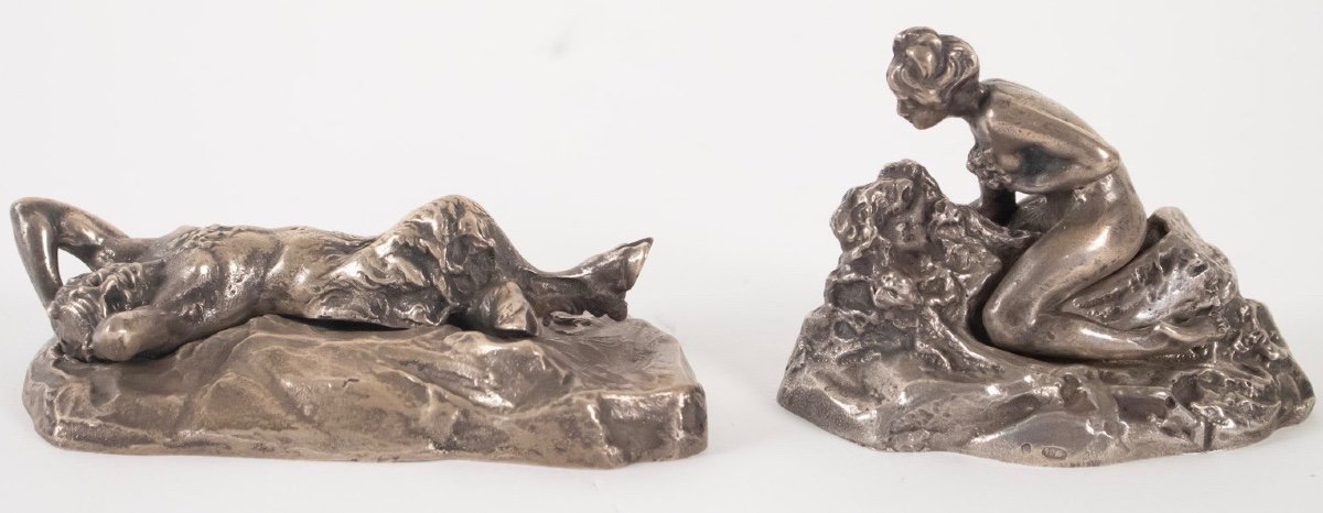 Sculpture  Argent , Travail Russe, époque XIXème. Réf: 156