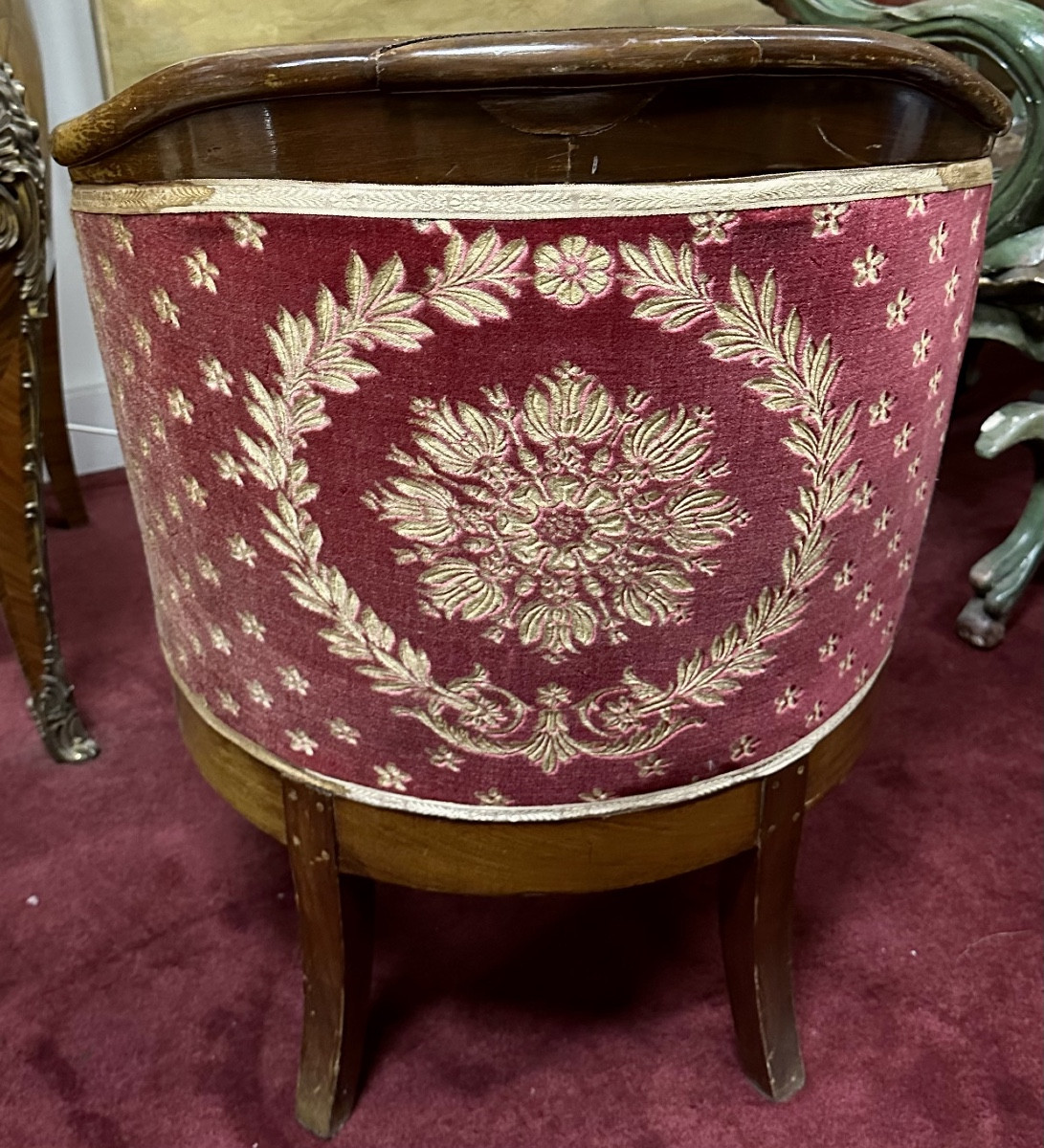 Small Empire Period Gondola Armchair. Ref 51-photo-4