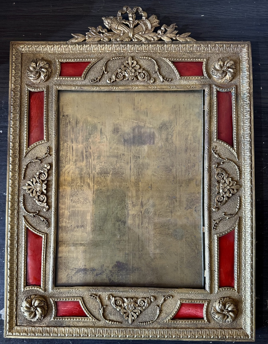 Pair Of Gilt Bronze Frames-photo-2