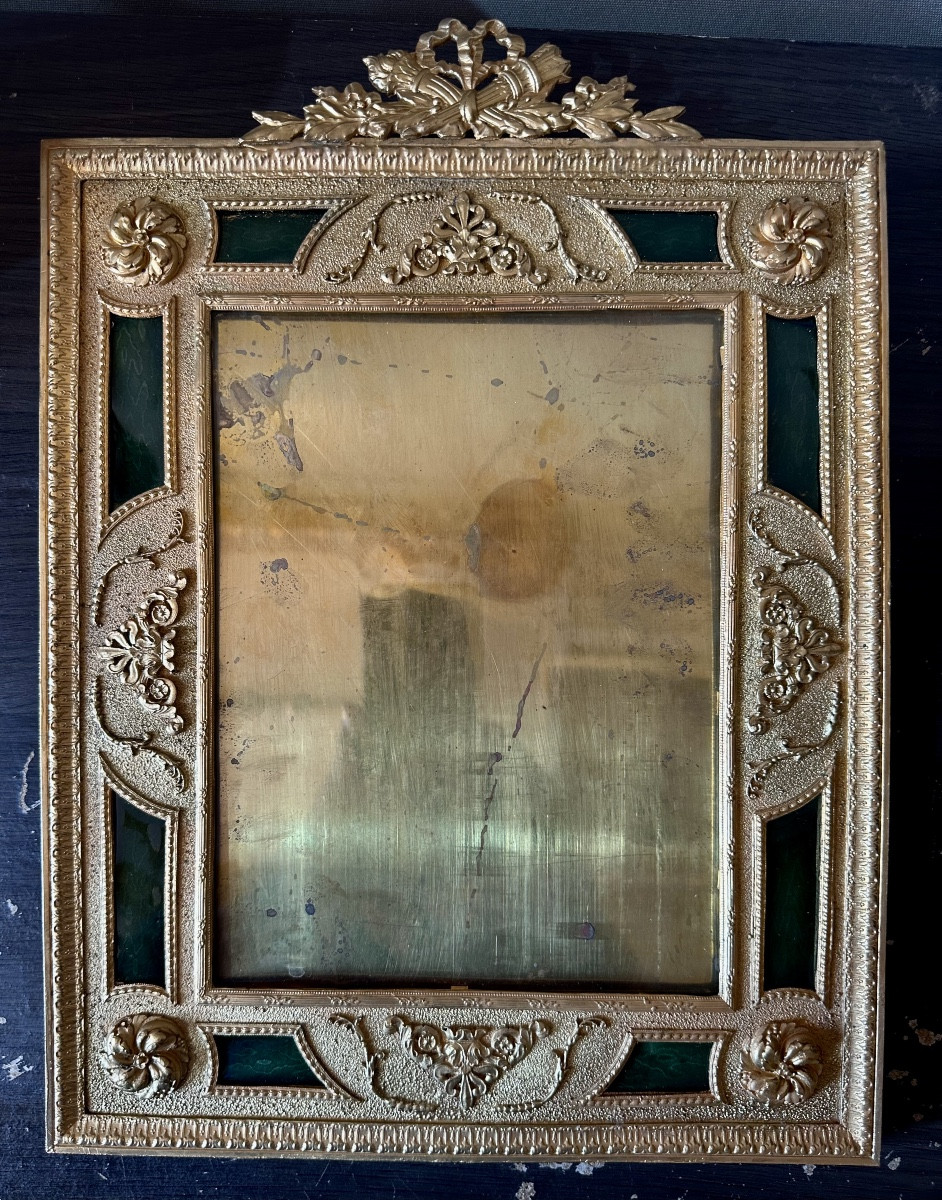 Pair Of Gilt Bronze Frames-photo-3