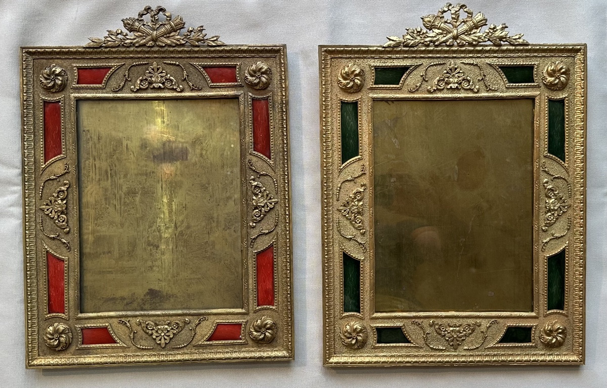 Pair Of Gilt Bronze Frames