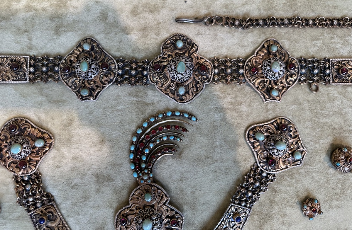  Rare State Set Of Decorative Attire XIXème-photo-3