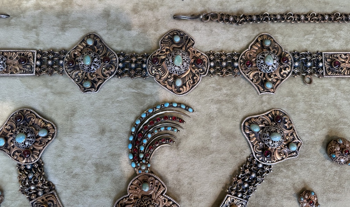  Rare State Set Of Decorative Attire XIXème-photo-5