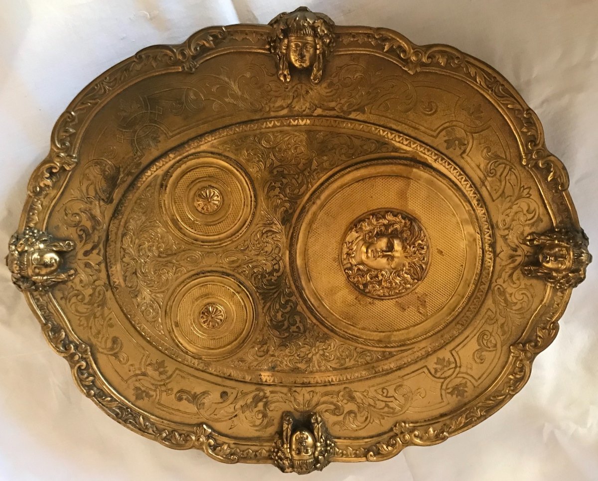 Head To Head In Spun Brass. Ref: 184-photo-2
