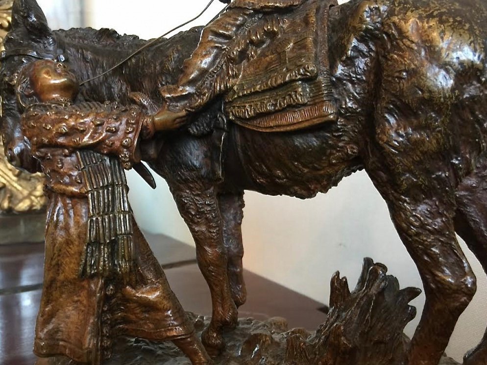 KARL KAUBA. BRONZE SIGNÉ KARL KAUBA. RÉF: 334-photo-3