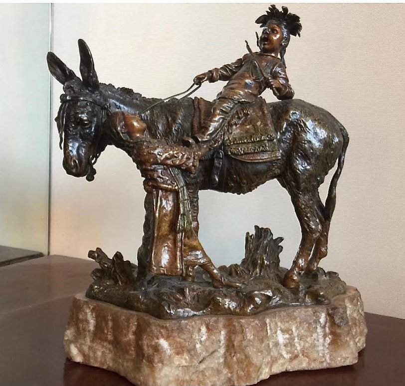 KARL KAUBA. BRONZE SIGNÉ KARL KAUBA. RÉF: 334