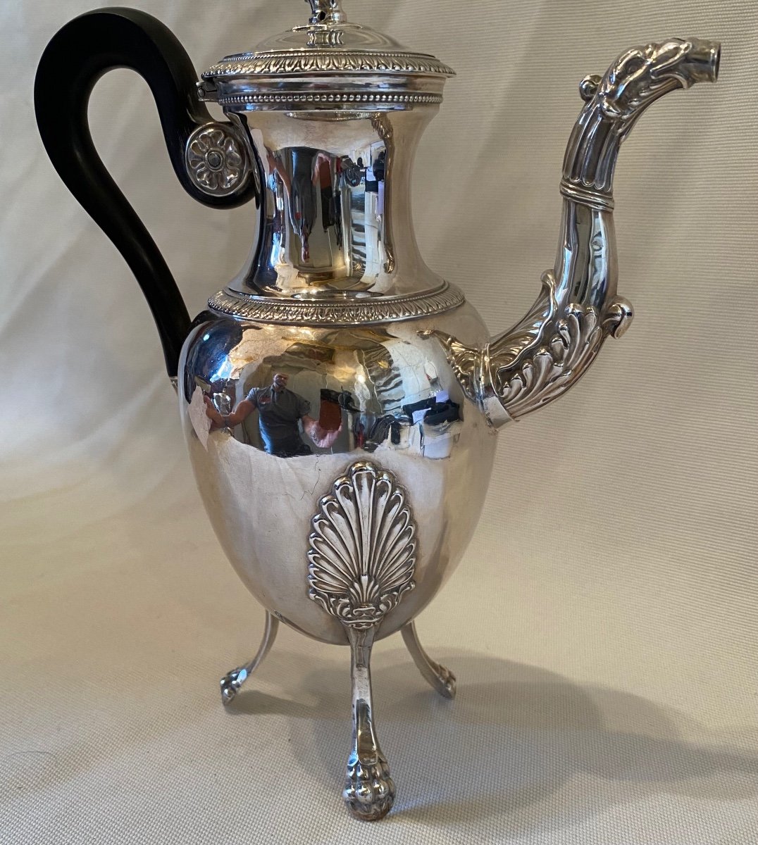Empire Jug In Sterling Silver, Minerve Punch. Ref: Ch 25-photo-1