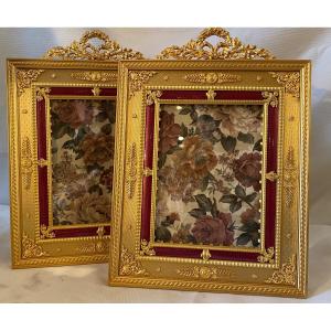 Pair Of Gilt Bronze Frame. Ref: 242