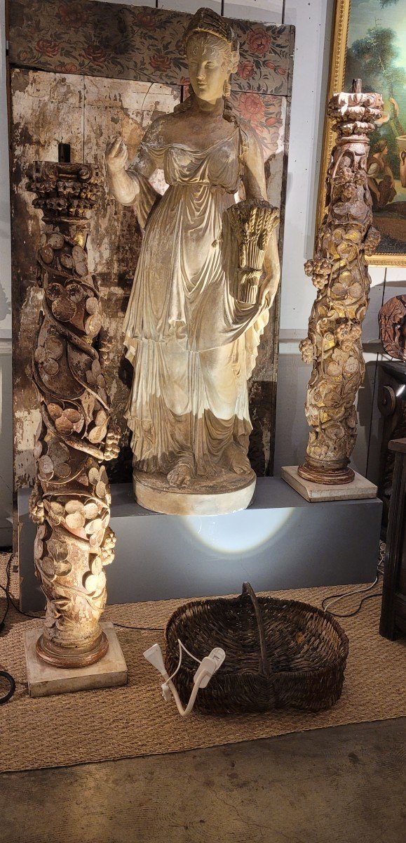 Grane 19th Century Plaster Statue. Ceres-photo-4