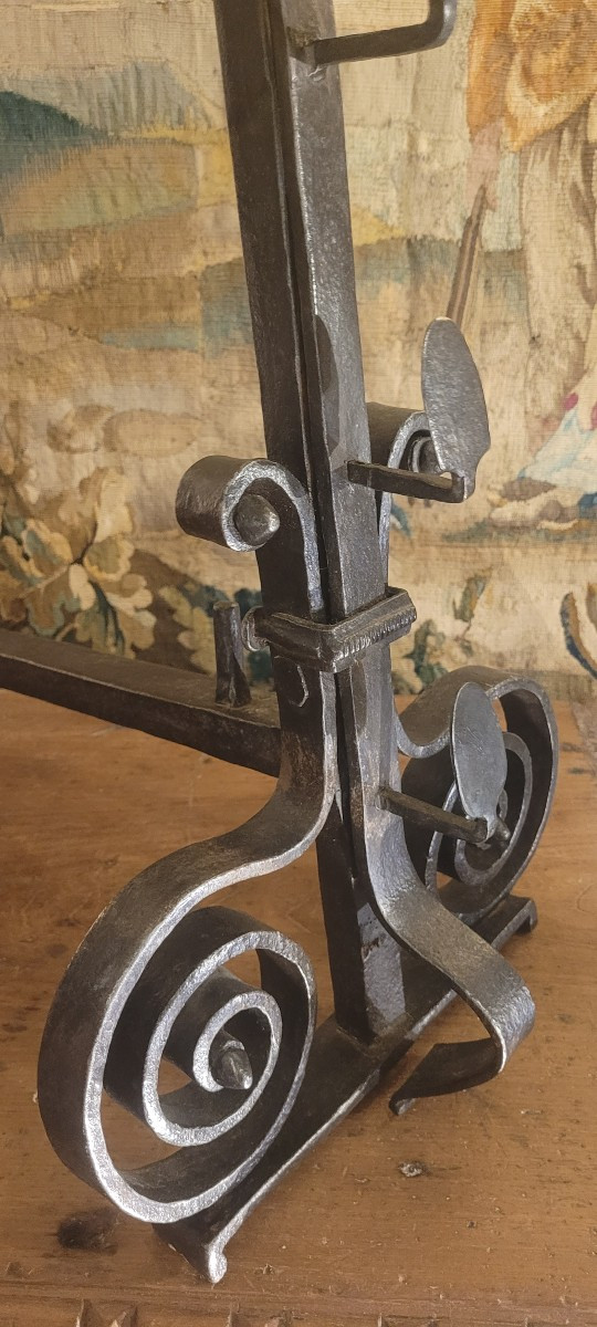 Large Pair Of Andirons -photo-4