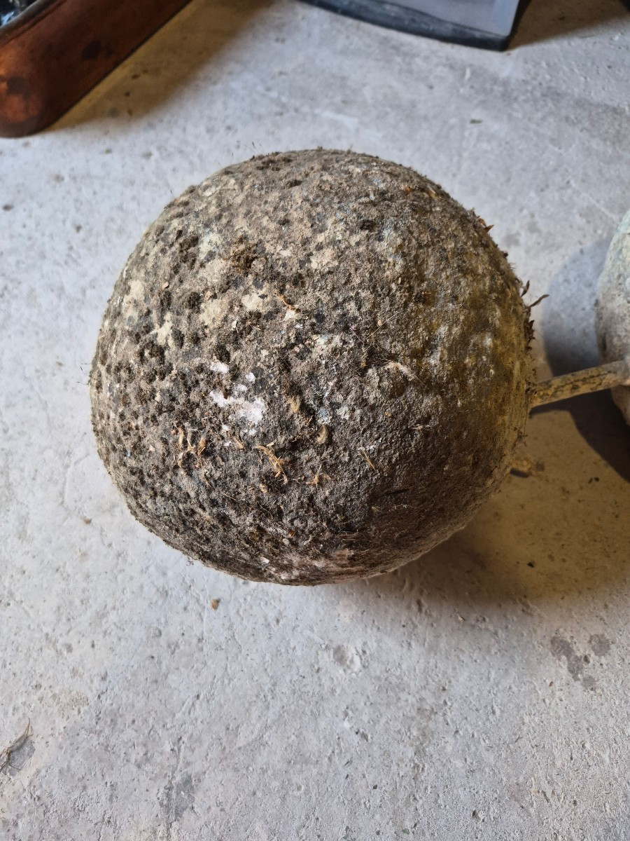 Pair Of Stone Balls-photo-4
