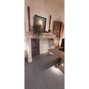 Cheminée XVIIe en pierre