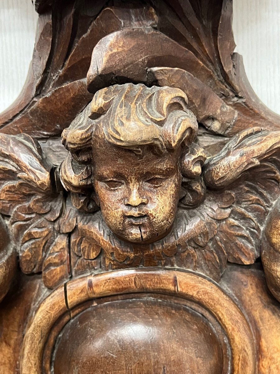 Pair Of Cherub Sculptures-photo-5