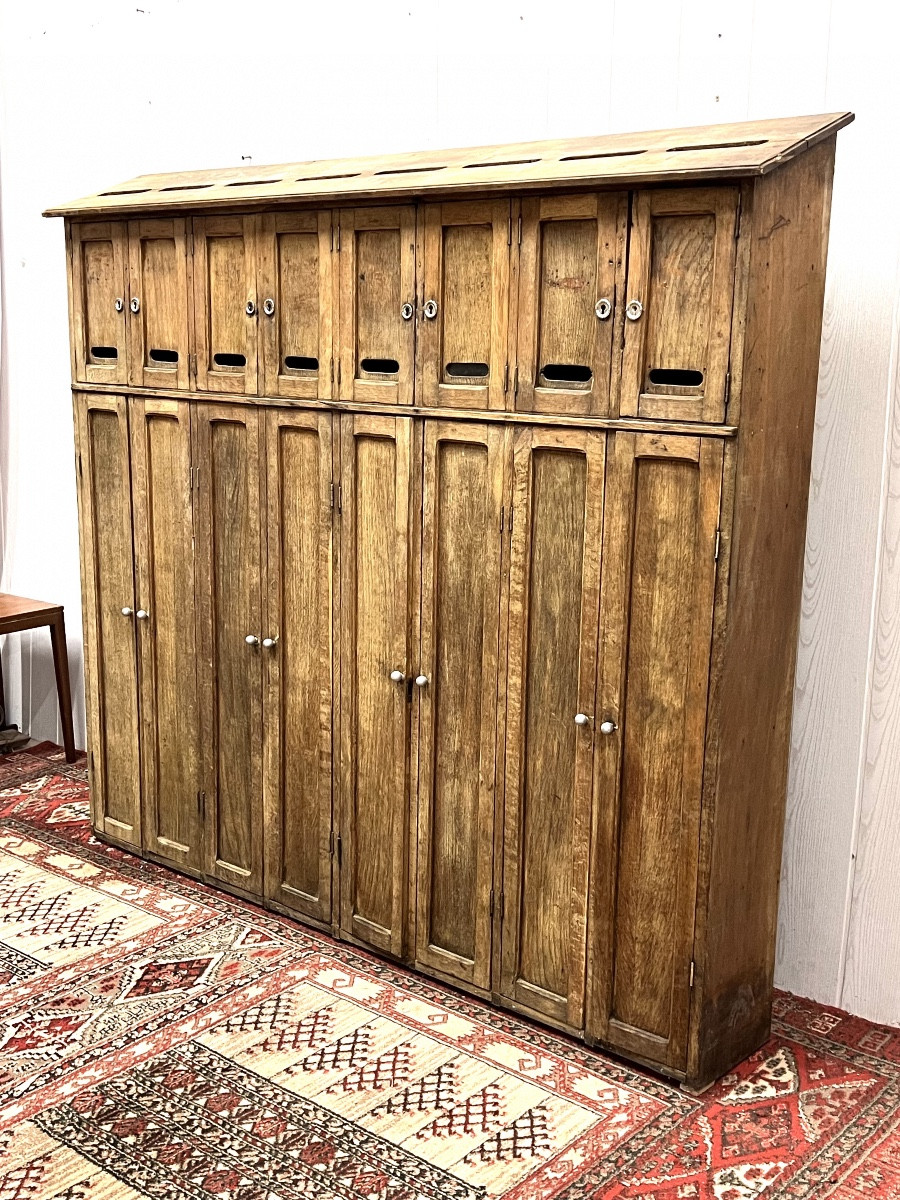Wooden Locker Room