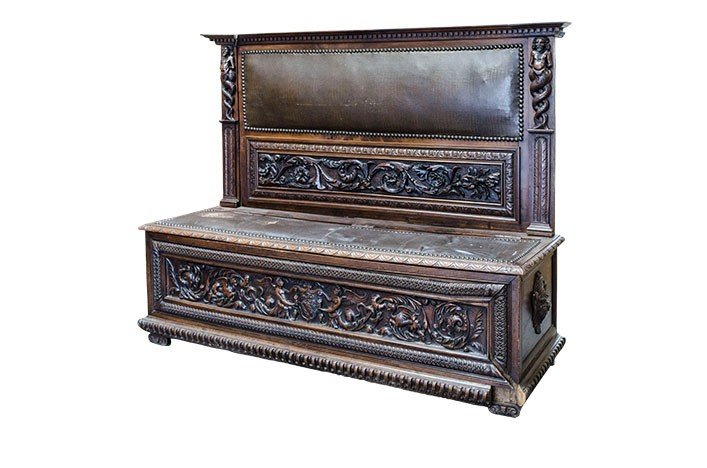 Renaissance Hall Bench - Hv105-64-photo-2