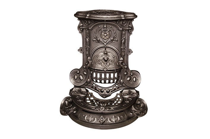 Poêle décoratif en fonte - HV1921