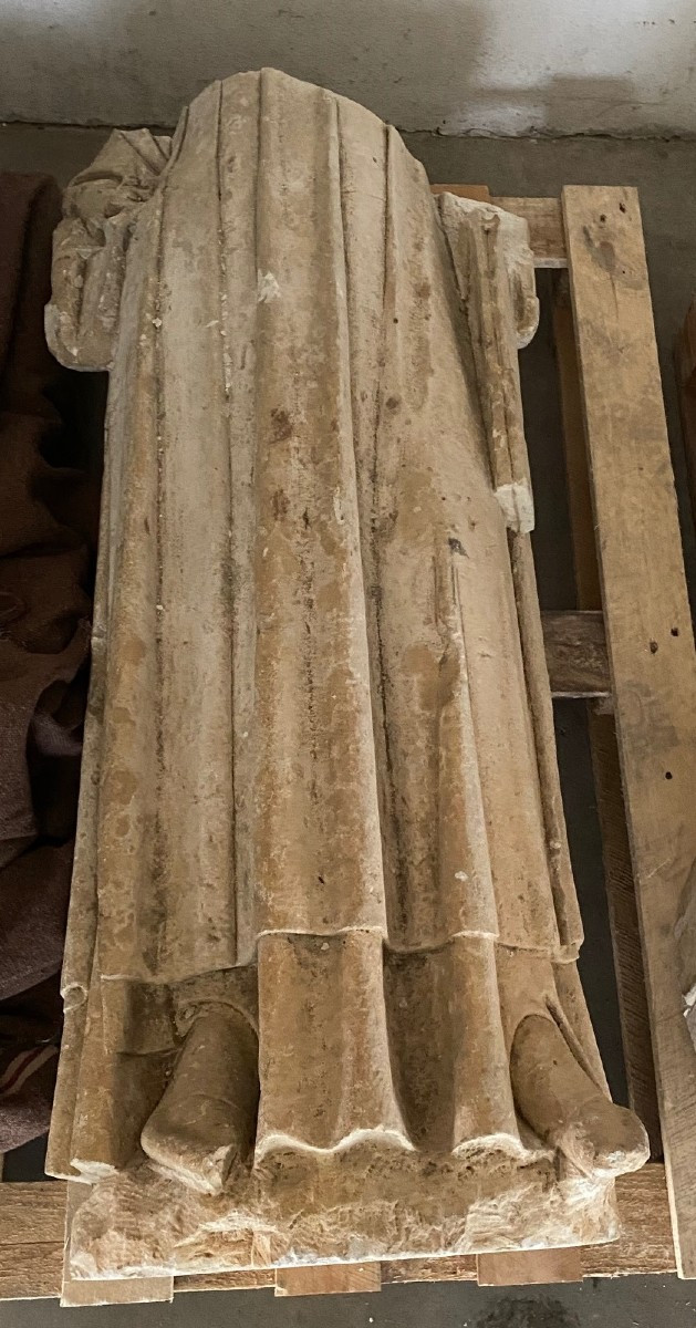 2 Life-size Religious Sculptures